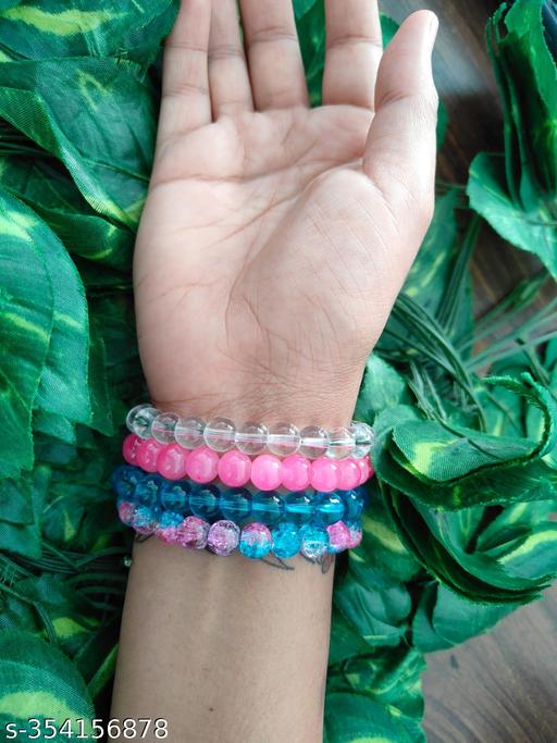 4 COMBO ORIGINAL GLASS BEADED BRACELET 89