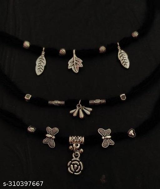 NEW TRENDY SILVER ALLOY FANCY ANKLET FOR GIRLS AND WOMAN ANKLET OR TOE RINGS