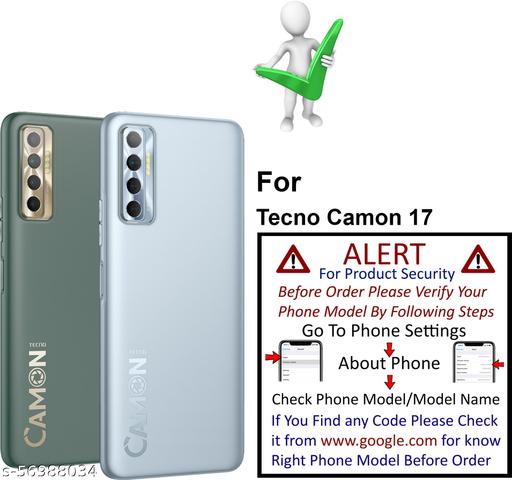 Tecno Camon 17 Back Cover by Morenzoten