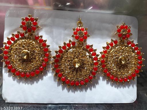 earing-with-mangteeka-Jewellery-set