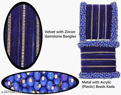 Metal Pearl Gold-plated Bangle Set Bracelet & Bangles