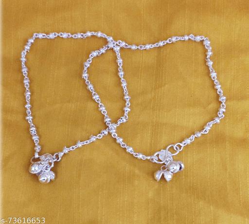 Paninaro Women's Sterling Silver Jewelry Antique Oxidized Anklet
