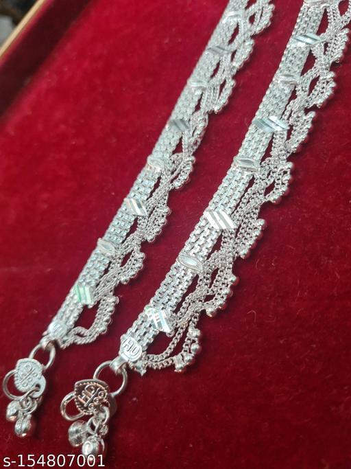 DESI HEAVY SILVER PLATED ETHINIC COLLECTION ANKLET