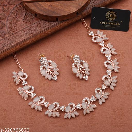 FANCY-WOMEN-Rose-Gold-Palated-Jewellery-Set