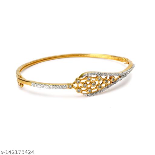 Vat Jwellers Designed Beautiful Copper Base with Gold Bracelet for women