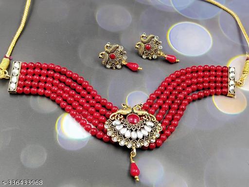 Woman's-Trendy-Crystal-Choker