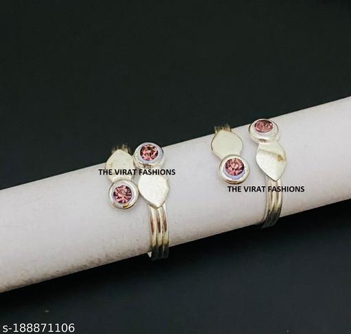 TVF WOMEN SILVER PLATED TOE RING
