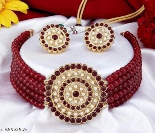 Trendy-Maroon-Choker-Set-in-Glass-Pearls