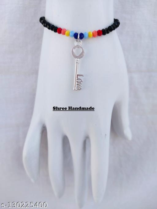 Love Key Pearl Bracelet For Girls And Women