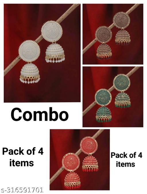 stylish-earrings-and-studs-combo-me-milega-for-girls-and-women