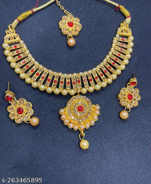 Princess-Graceful-Jewellery-Set-And-Golden-Card-Traditional-Gold-Plated-Necklace-Et-Gool-Ptta-Chokkar-Set