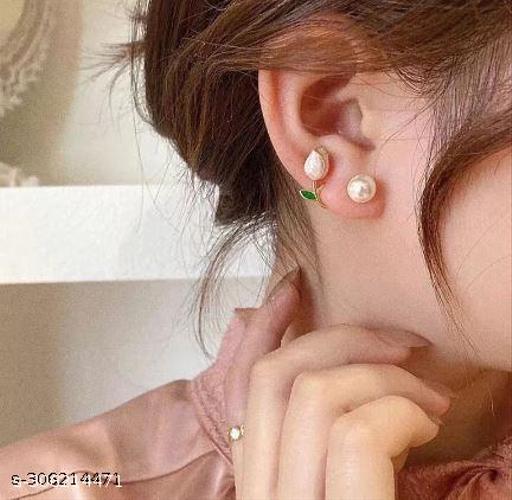 storla Fancy Rose gold earrings for women
