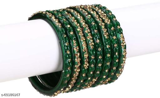 Somil New Designer Combo Of Colorful Glass Bangle/Kada Set_Bridal1370