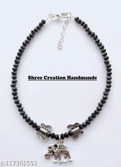 Elaphant Pearl Anklet For Girls And Women