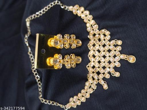 Golden-Plated-Neclace-with-Earring