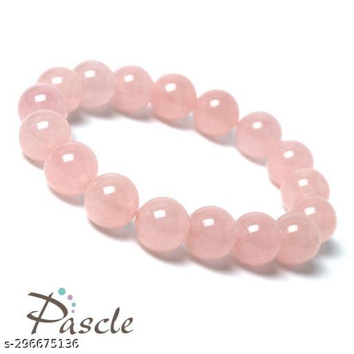 pink bracelet.