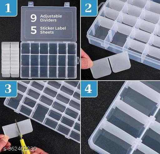 36 Grid Cells Plastic Storage Medicine Tools, Jewelry Case Storage Organizer Box