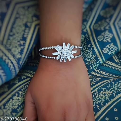 Silver Diamond Bracelet