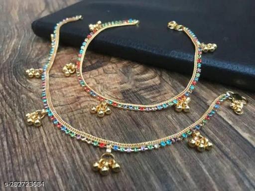 GOLD PLATED FANCY AD PAYAL