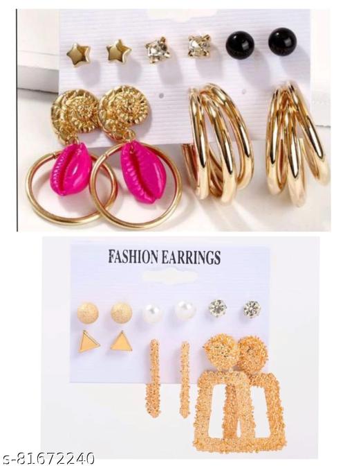 Latest Earrings Combo Set Studs Earrings for Women EARRINGS AND STUDS