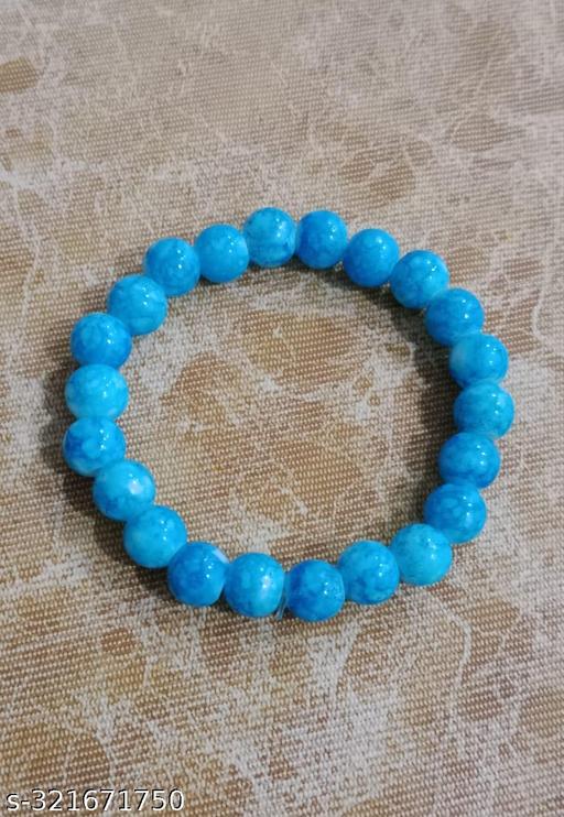 NEELAM CRYSTALS ROUND PRINTED BEADS BRACELET FOR WOMEN & GIRLS AND MEN