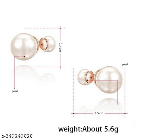 New Arrivals Luxury Fashion Pawnable Pearls Earring Women Ladies Female Fine Jewelry Earrings Jewellery