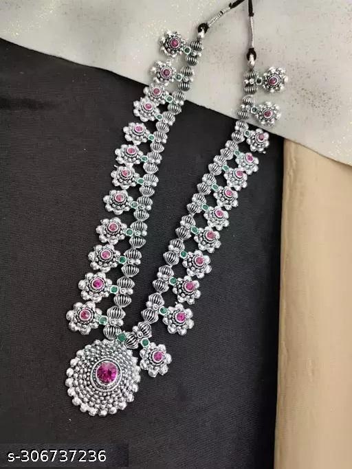 Swaroop-Fashion-Oxidised-Silver-Traditional-Jewellery-Saaj-Jewellery-Set-For-Sadi-Wear