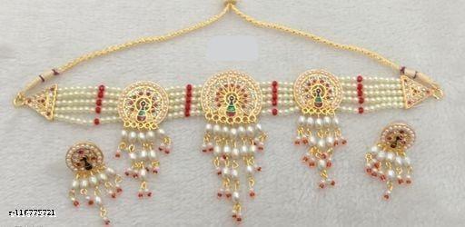 CHARMING-CHOCKER,-GLITTERING-CHOCKER-SET-WITH-EARRINGS