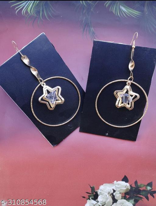 The-1st-choice-oxidised-golden-color-earring-for-girls-&-women