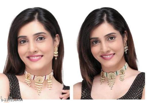 Ethnic-Handcrafted-Gold-Plated-Traditional-Peacock-Moti-Choker-Jewellery-Set