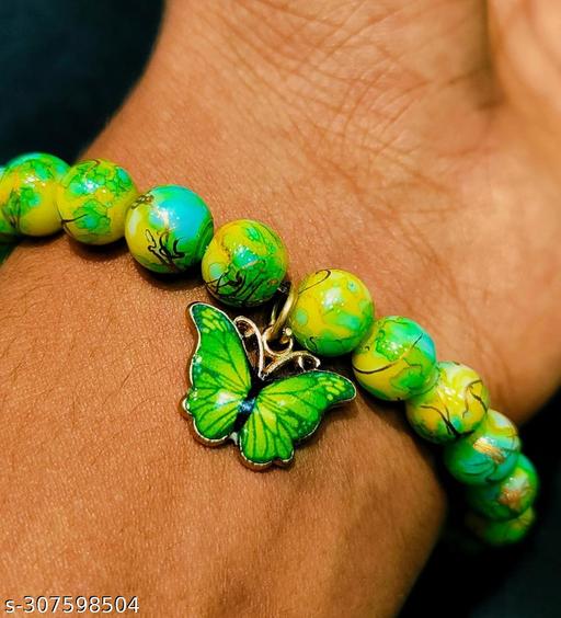 parrot shade bracelet with parrot butterfly