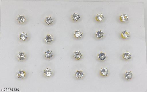 KAYAA FASHIONABLE COLOUEFUL SHAPES & STONES STUDS