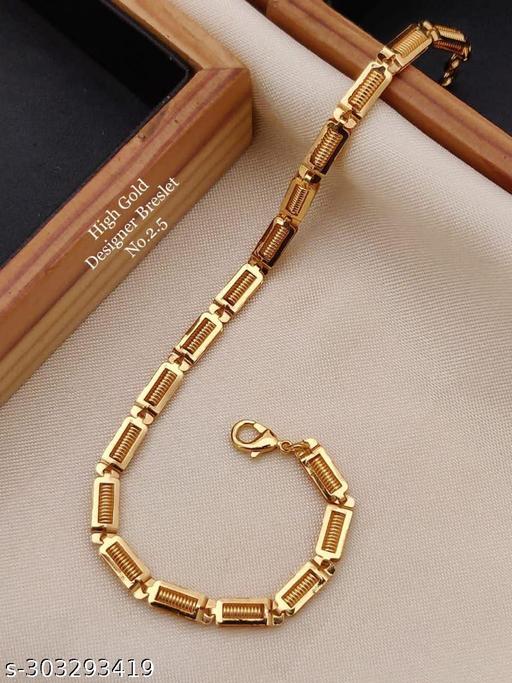 Fancy Unique Gold Plated Bracelet