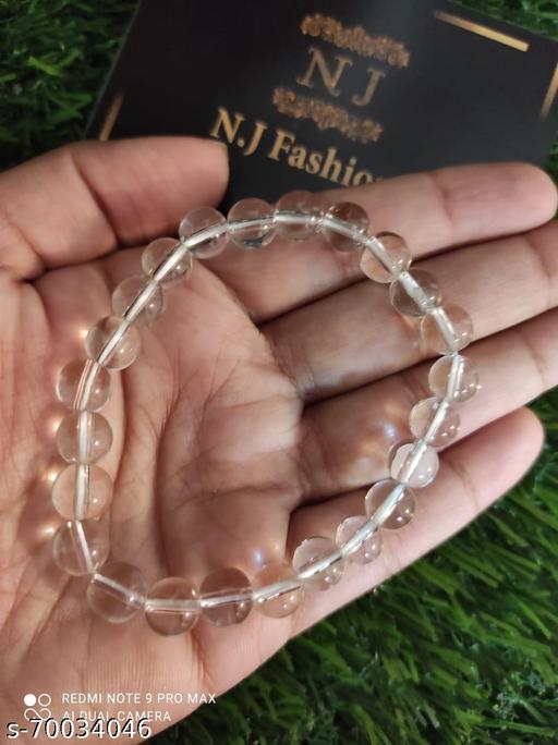 aura by nj clear quarts bracelet