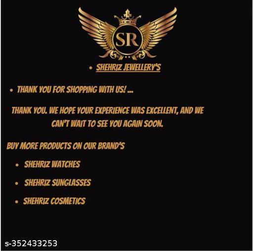 SHEHRIZ - New Premium Silver Plated With Multicolor Artificial Stone (Pack of 1)