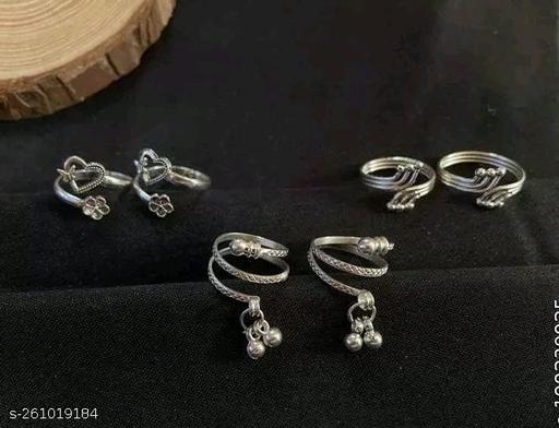 toe rings for women combo toe ring set toe rings for women toe rings for women silver toe ring silver toe rings toe ring slippers for women toe rings simple toe rings silver NEW TRENDY OXIDISEDBEAUTIFUL ADJUSTABLE BICHHIYA LOVELY STYLISH TOE RING ALL