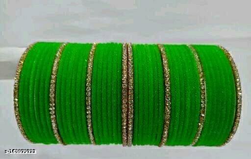 Rajasthani velvet bangles in different style