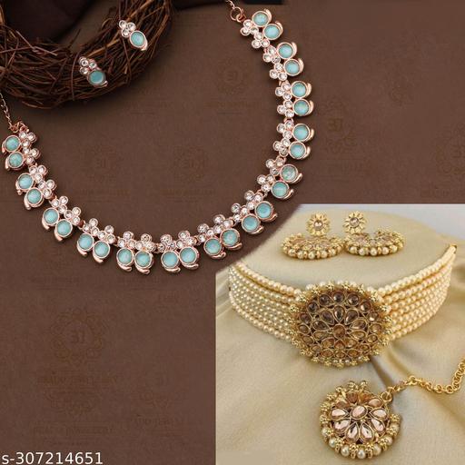 Bejewelify-Exclusive-Rose-Gold-Traditional-Necklace-for-Women