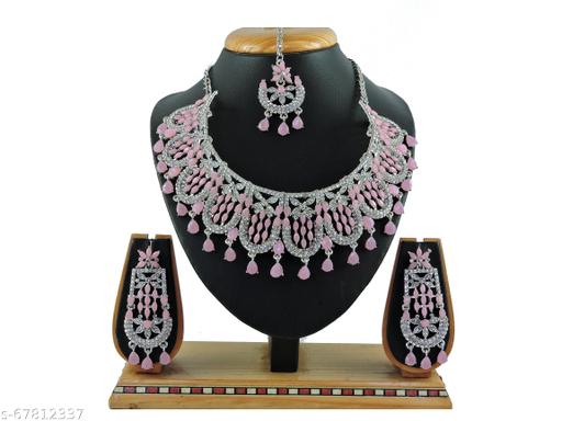 Rodium-Plated-Designer-Bridal-Chocker