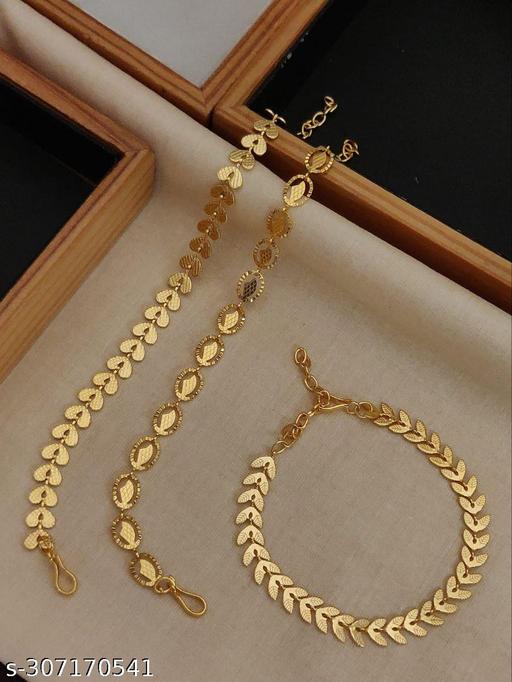 Sizzling daily wear combo of 3different bracelets for girls and women