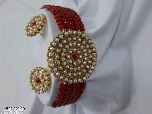 Janvi-Fancy-Red-Colour-Jewellery-Set-1150