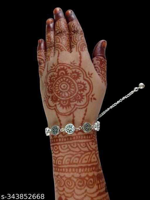 Oxidised silver plated bracelete for women and girl