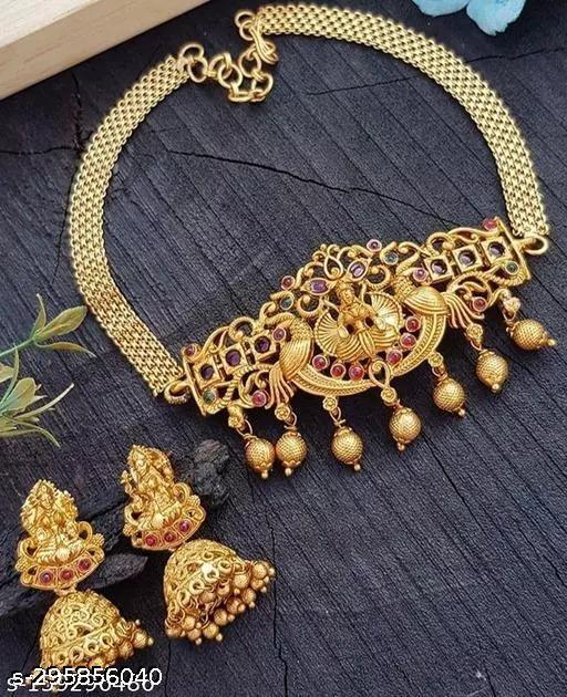 Beautiful-Peacoke-design-with-stone-Jewellery-Set-for-women