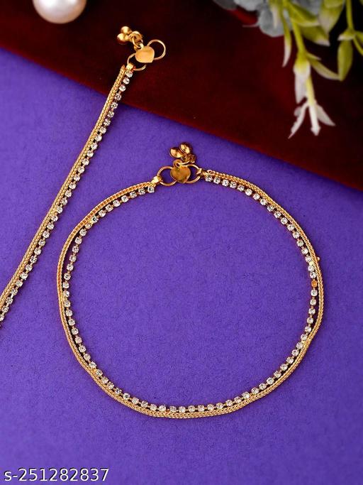Brass Gold Plated Anklets