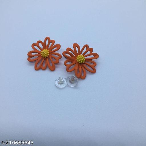 Stud Flower Earrings for Girls | stud earrings | stud earrings for girls | stud earring for kids | stud earring | flower earrings | flower earrings studs | flower earring for haldi