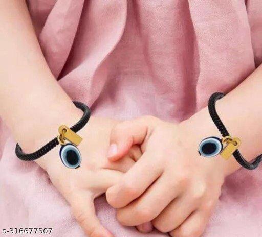 Protect love charm Evil eye with chaku bracelet