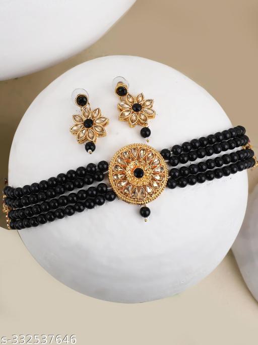 Beautiful-Kundan-Choker-Bridal-Jewellery-Set