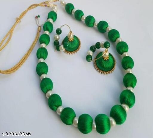 Silkthread-Jewellery-Set