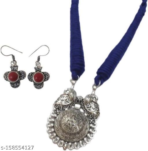 Tamraka-Alloy-(Silver)Jewellery-Set