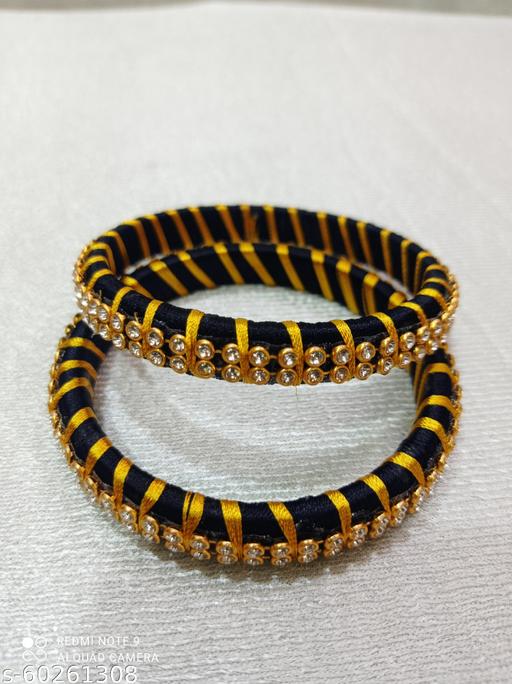 Stylish Silk Thread Bangles